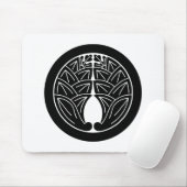 Bevestiging van japanse ingers in cirkel muismat (Met muis)