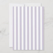 Bevestiging van lavendel- en goudmeisjes in Lijst Kaart (Achterkant)