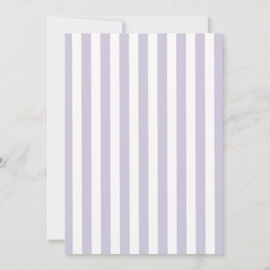 Bevestiging van lavendel- en goudmeisjes in Lijst Kaart (Achterkant)