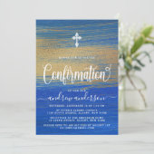 Bevestiging van legant Blue and Gold Boy Kaart (Staand voorkant)