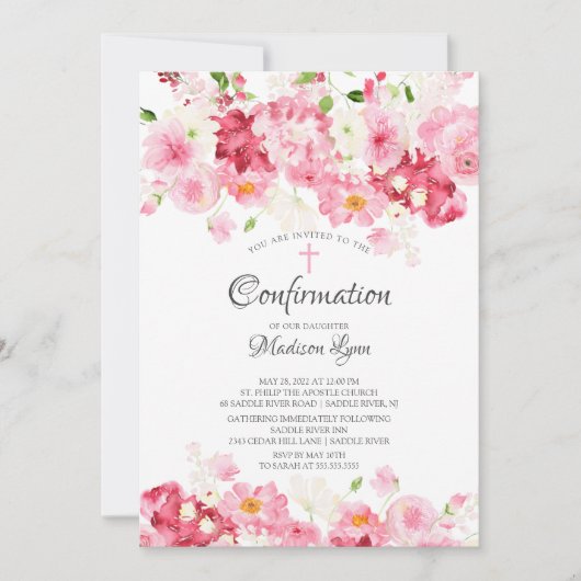 Bevestiging van lentesbloesem kaart (Voorkant)