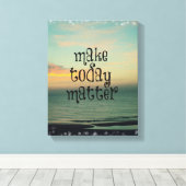 Bevestiging van motivatie offerte voor levenscyclu canvas afdruk (Insitu (Houten vloer))