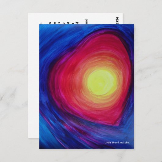 Bevestiging van overvloed briefkaart (Voorkant / Achterkant)