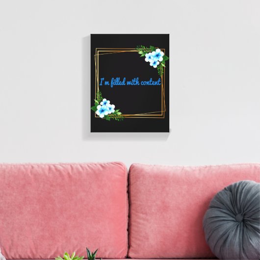 Bevestiging van positieve uitslagen canvas afdruk (Insitu (Woonkamer))