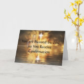 Bevestiging van Religieuze Kaart met Cross God & S (Gele Bloem)