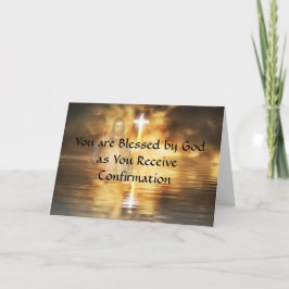 Bevestiging van Religieuze Kaart met Cross God & S