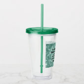 Bevestiging van rijkdom en overvloed acryl drinkbeker (Rechts)