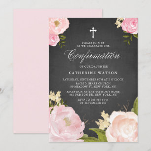 Bevestiging van waterverf roze pinda's-alkboard kaart