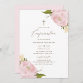 Bevestiging van waterverf roze pinda's kaart (Voorkant / Achterkant)