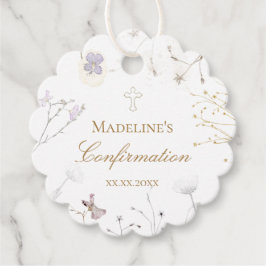 Bevestiging van wildbloemen gunstige labels
