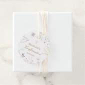 Bevestiging van wildbloemen gunstige labels (In situ)