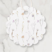 Bevestiging van wildbloemen gunstige labels (Achterkant)