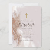 Bevestiging voor haar Gold Waterverf Cross Kaart (Voorkant)