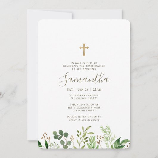 Bevestiging voor haar Waterverf afvulkruis Kaart (Voorkant)