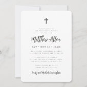 Bevestiging voor hem moderne, minimalistische krui kaart (Voorkant)