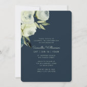 Bevestiging voor hem Moderne Waterverf Bloemen Kaart (Voorkant)