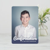 Bevestiging voor persoonlijke moderne aangepaste f kaart (Staand voorkant)