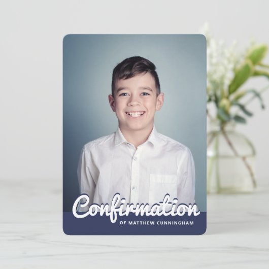 Bevestiging voor persoonlijke moderne aangepaste f kaart (Staand voorkant)