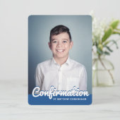 Bevestiging voor persoonlijke moderne aangepaste f kaart (Staand voorkant)