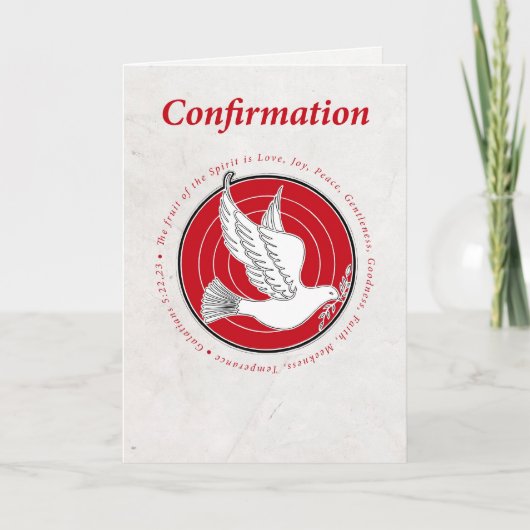 Bevestiging Vruchten van de Geest Kaart (Voorkant)