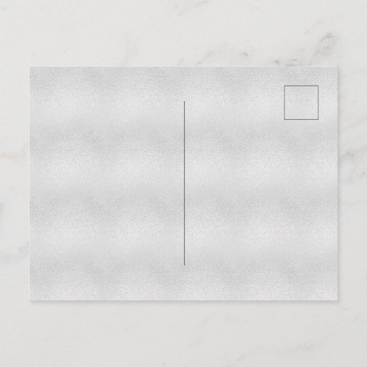 Bevestiging zilveren roos goudbrij uitnodiging briefkaart (Achterkant)