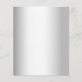 Bevestiging zilvereucalyptusgrieneruitnodiging flyer (Achterkant)