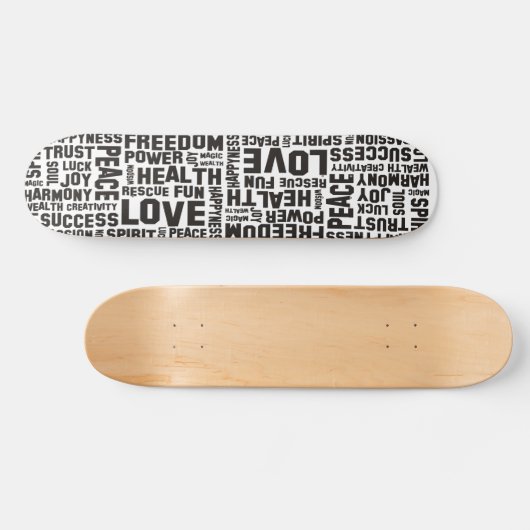 bevestiging zwart - achtergrond skateboard (Horizontaal)