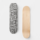 bevestiging zwart - achtergrond skateboard (Voorkant)