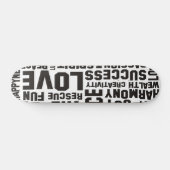 bevestiging zwart - achtergrond skateboard (Horizontaal)
