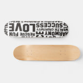 bevestiging zwart - achtergrond skateboard (Horizontaal)