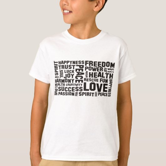 bevestiging zwart - achtergrond t-shirt (Voorkant)