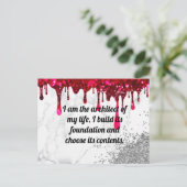 Bevestigingen Briefkaart (Staand voorkant)