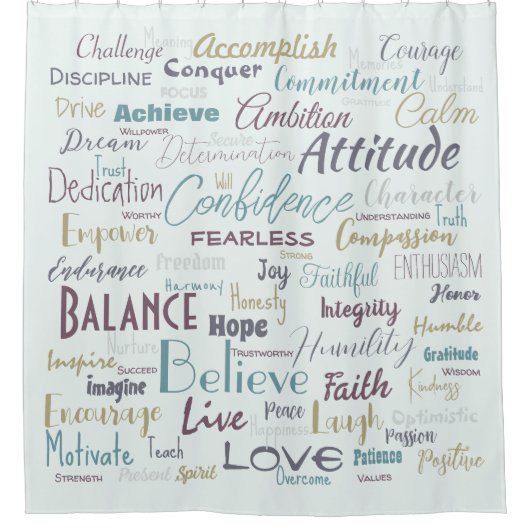 Bevestigingen Douchegordijn (Voorkant)