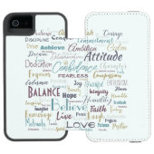 Bevestigingen Incipio iPhone Portemonnee Hoesje (Agenda Open)