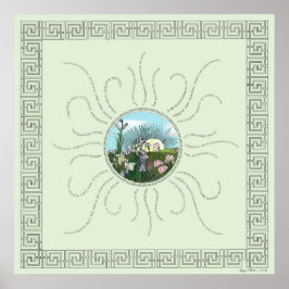 Bevestigingen met Storybook Sunrise Poster