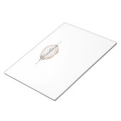 Bevestigingen op geagate notebooks notitieblok (Schuin)