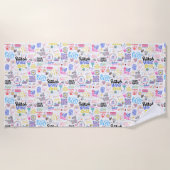 Bevestigingen Strandlaken (Voorkant)