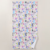 Bevestigingen Strandlaken (Voorkant)