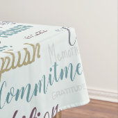 Bevestigingen Tafelkleed (Voorbeeld)