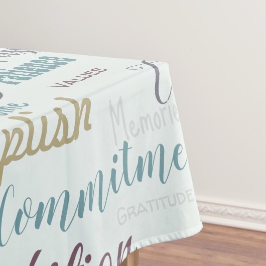 Bevestigingen Tafelkleed (Voorbeeld)