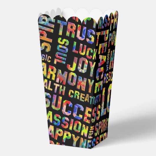 Bevestigingen van het Leven - positieve woorden 4a Bedankdoosjes (Achterkant)