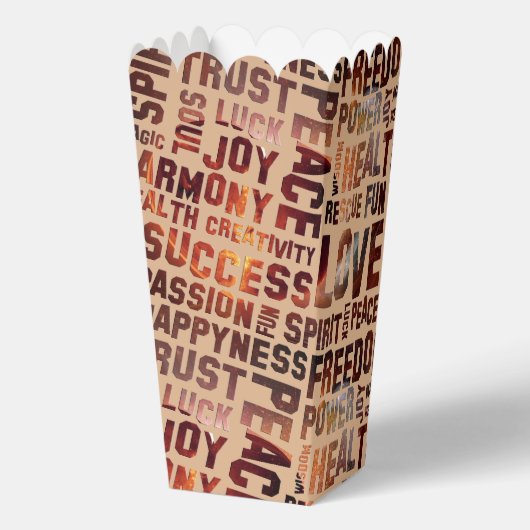 Bevestigingen van het Leven - positieve woorden 5a Bedankdoosjes (Achterkant)