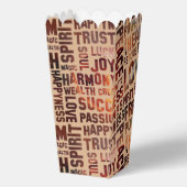 Bevestigingen van het Leven - positieve woorden 5a Bedankdoosjes (Voorkant)