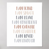 Bevestigingen voor Kinderen Boho Kinderkamer Decor Poster (Voorkant)