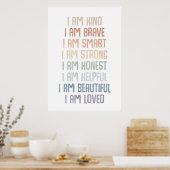 Bevestigingen voor kinderen, regenboogontsteking poster (Keuken)