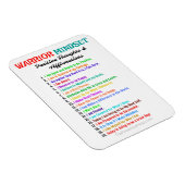 BEVESTIGINGEN WARRIOR MINDSET MAGNEET (Rechterzijde)