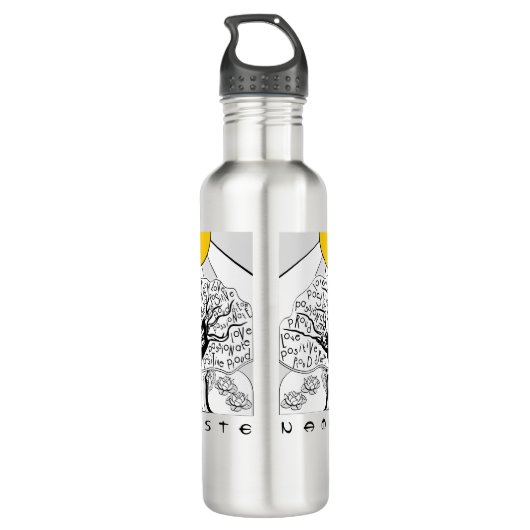Bevestigingen Yoga Tree Water Fles (Achterkant)