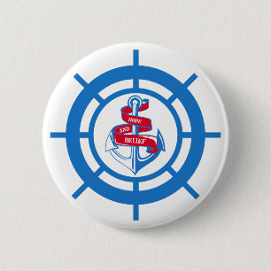 Bevestigings- en stuurwiel ronde button 5,7 cm