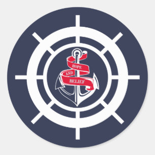 Bevestigings- en stuurwiel ronde sticker