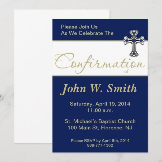 bevestigingsbericht kaart (Voorkant / Achterkant)